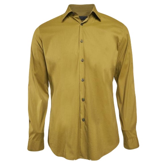Prada Stretch Cotton Button Front